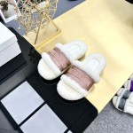 Dior Autumn/Winter New Wool Slippers